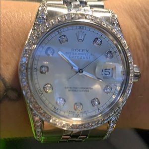 Rolex Datejust 36cm womens watch w/diamond bezel
